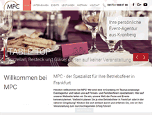 Tablet Screenshot of mpc-ffm.de